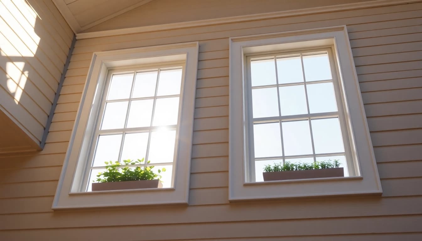 Discover beautiful new window installations at http://www.americanwindowscenter.com featuring classic double-hung designs in a sunlit home.