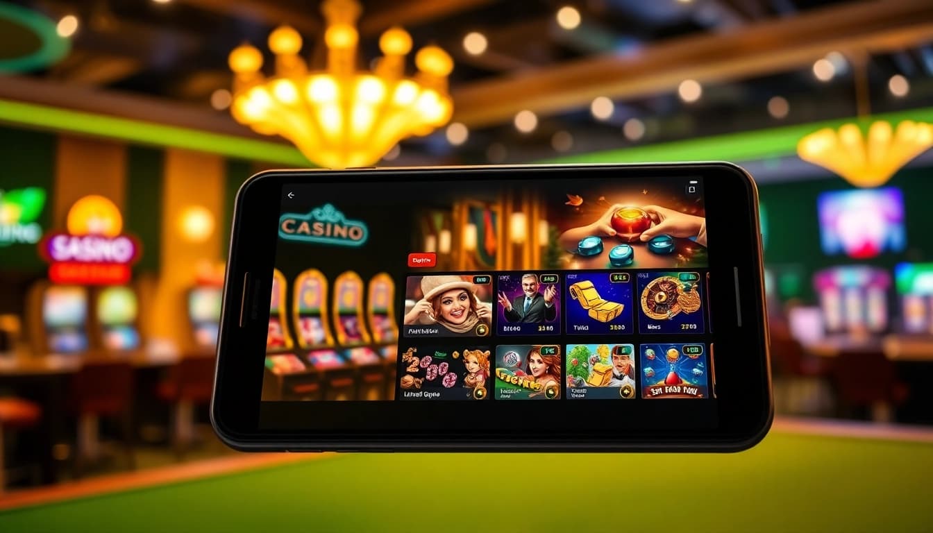 Erleben Sie die beste Online Casino App für Echtgeldspiele in Deutschland mit einer ansprechenden Benutzeroberfläche, die aufregende Spielautomaten bietet.