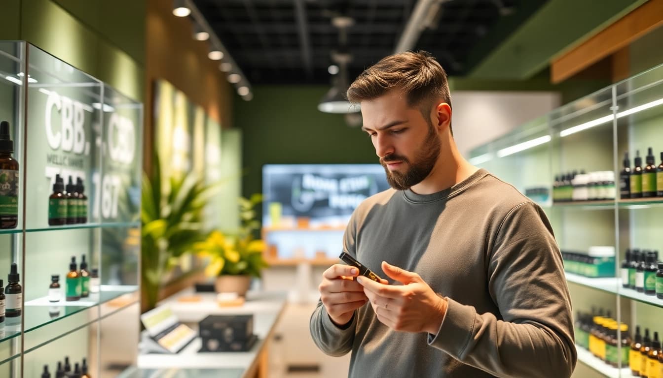 CBD kaufen: Erleben Sie eine vielfältige Auswahl an hochwertigen CBD-Produkten in einem modernen CBD-Shop.