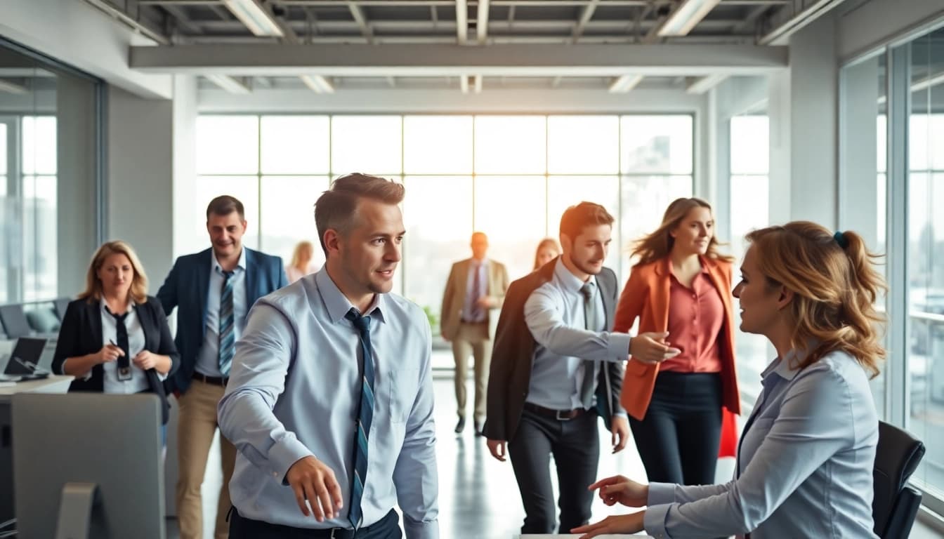Professionelle Beratung zum Thema Inkasso in einem modernen Büro, um Lösungen zu finden.