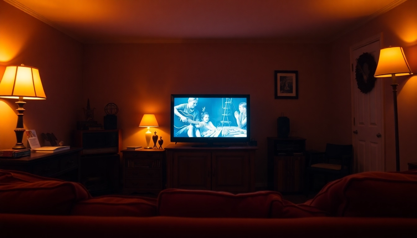 Nostalgic living room scene from a Stranger Things Review, reflecting themes of friendship and transition in the finale.
