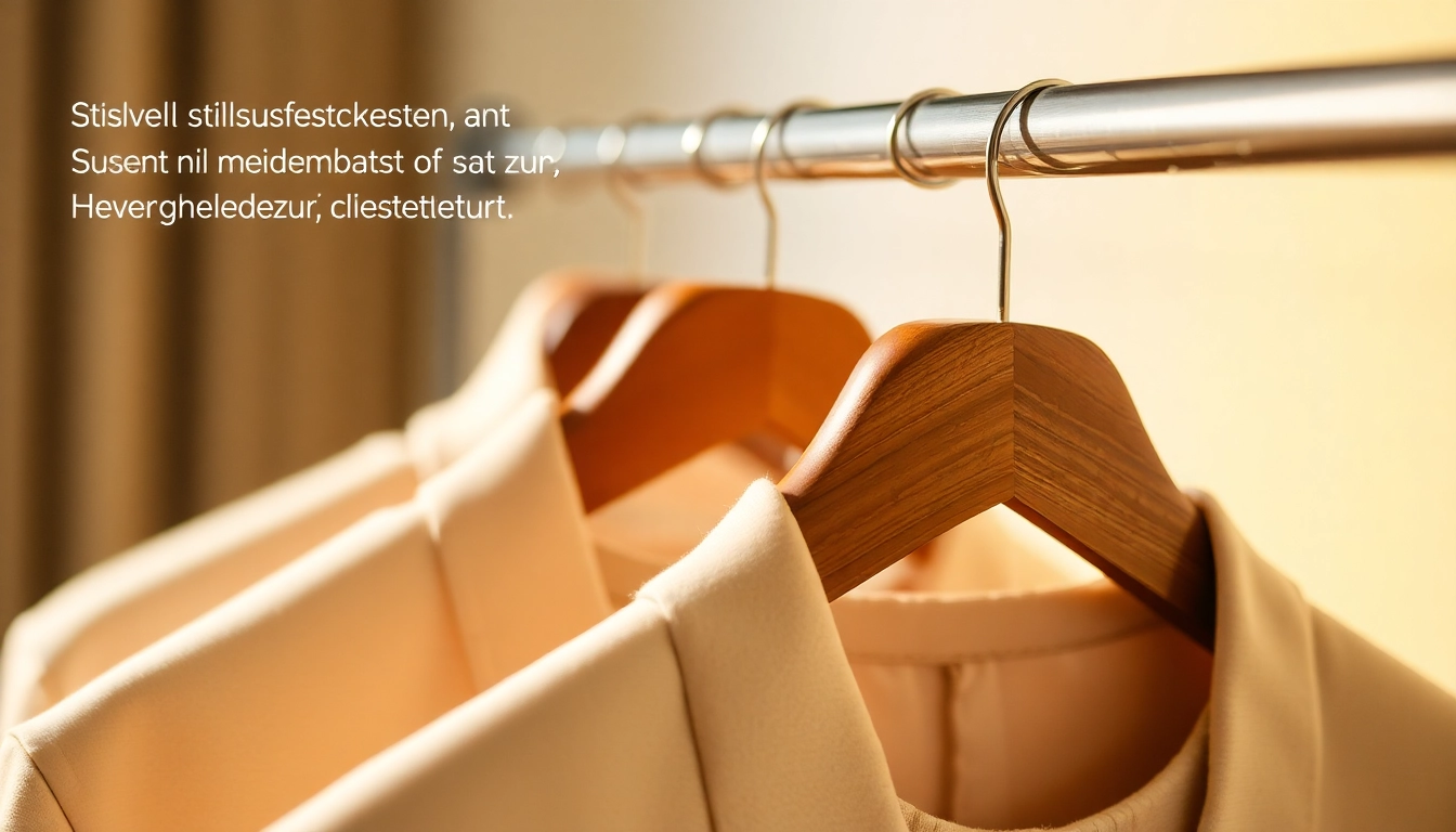 Rutschfeste kleiderbügel aus Samt, stilvoll und funktional, perfekt für eine organisierte Garderobe.