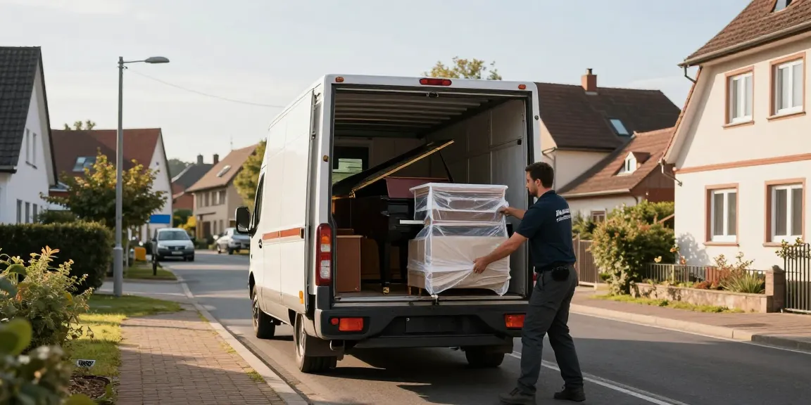 Umzugsunternehmen Bruchsal beim professionellen Umzug von Möbeln in Bruchsal mit sicherer Verpackung.