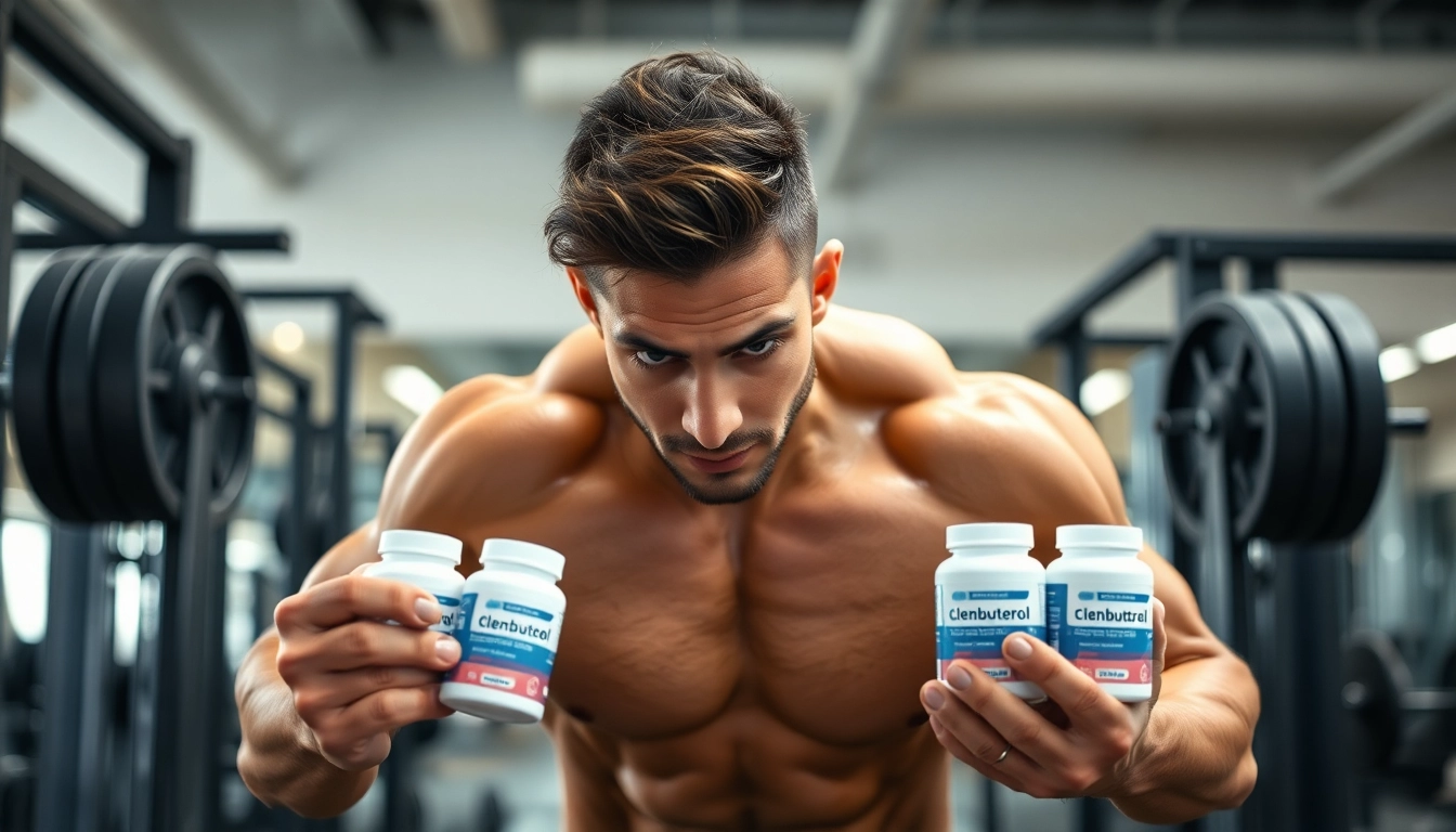 Klare Darstellung des Themas clenbuterol kaufen durch einen Athleten im Training.