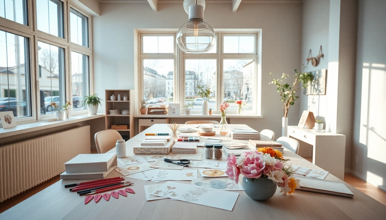 Kreative Gestaltung von Karten im Atelier für Kartengestalten Zürich