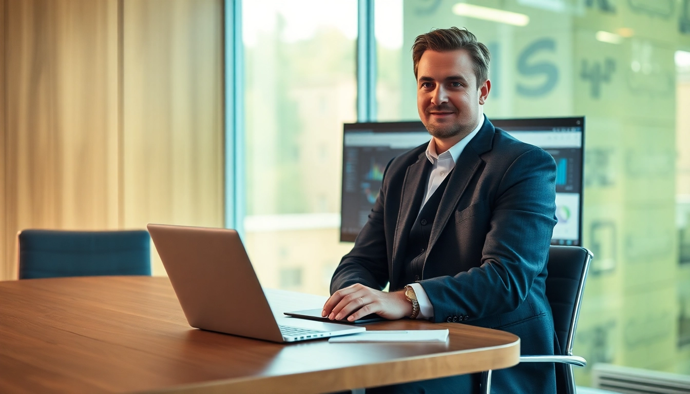 Professioneller Headhunter Gastronomie berät in elegantem Konferenzraum mit warmem Licht.