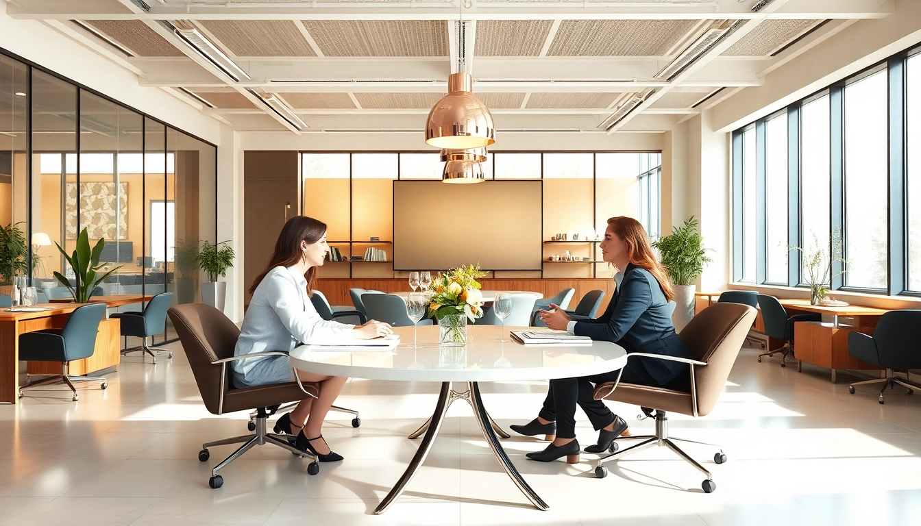 Professionelle Zusammenarbeit bei der Rekrutierung durch Headhunter Gastronomie im modernen Büro.