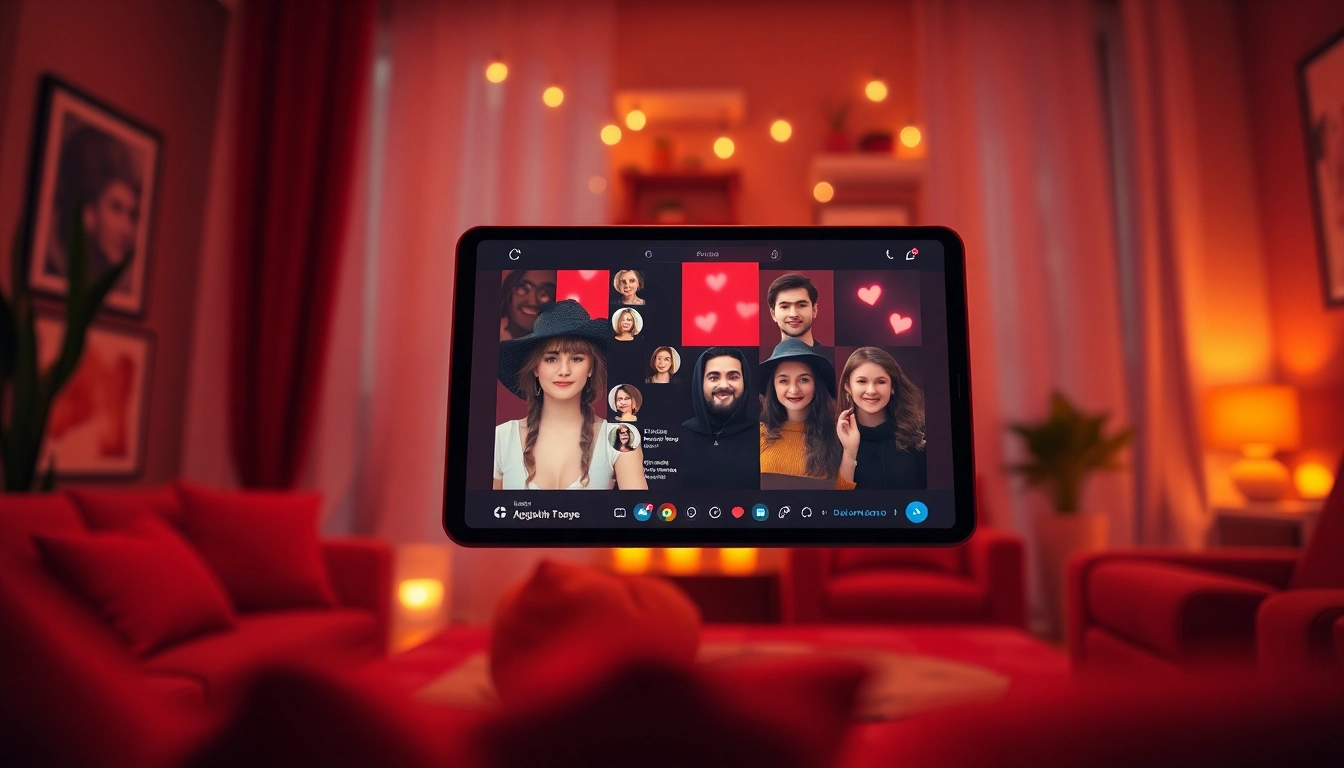 Engaging porn AI chat interaction on a modern device in a cozy setting.