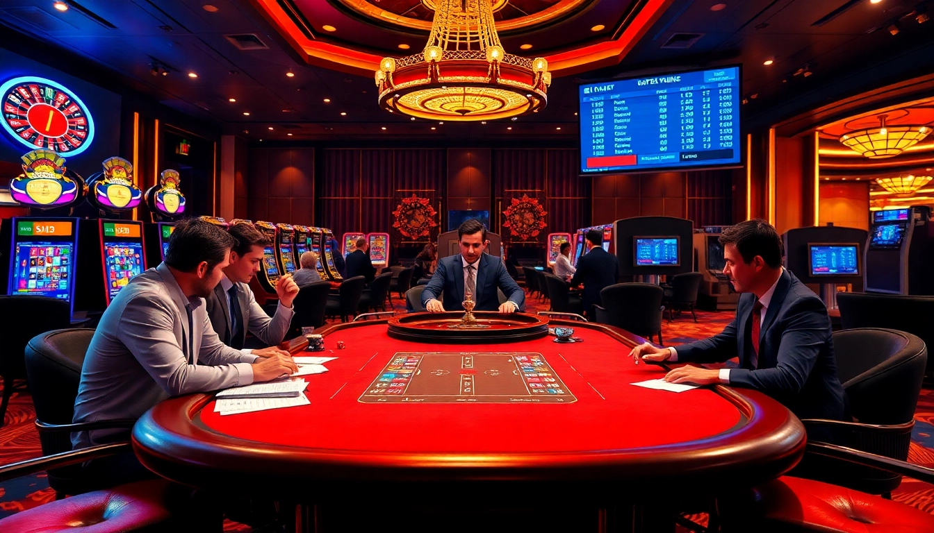 Engaging casino moment showcasing players at a poker table, reflecting the vibrant atmosphere of https://xx88tv.com/.